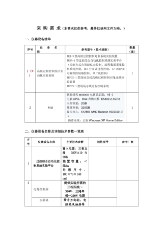 采购需求-合肥市旅游局