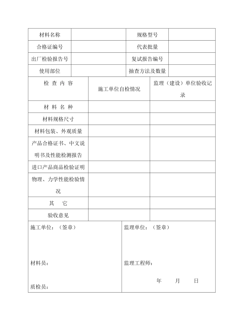 暖通空调部分施工资料表格_第3页