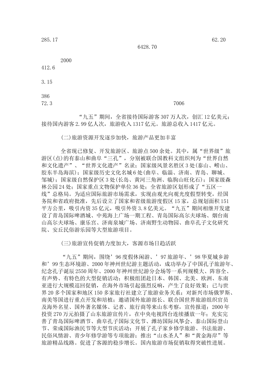 xx省旅游业发展(1)_第2页