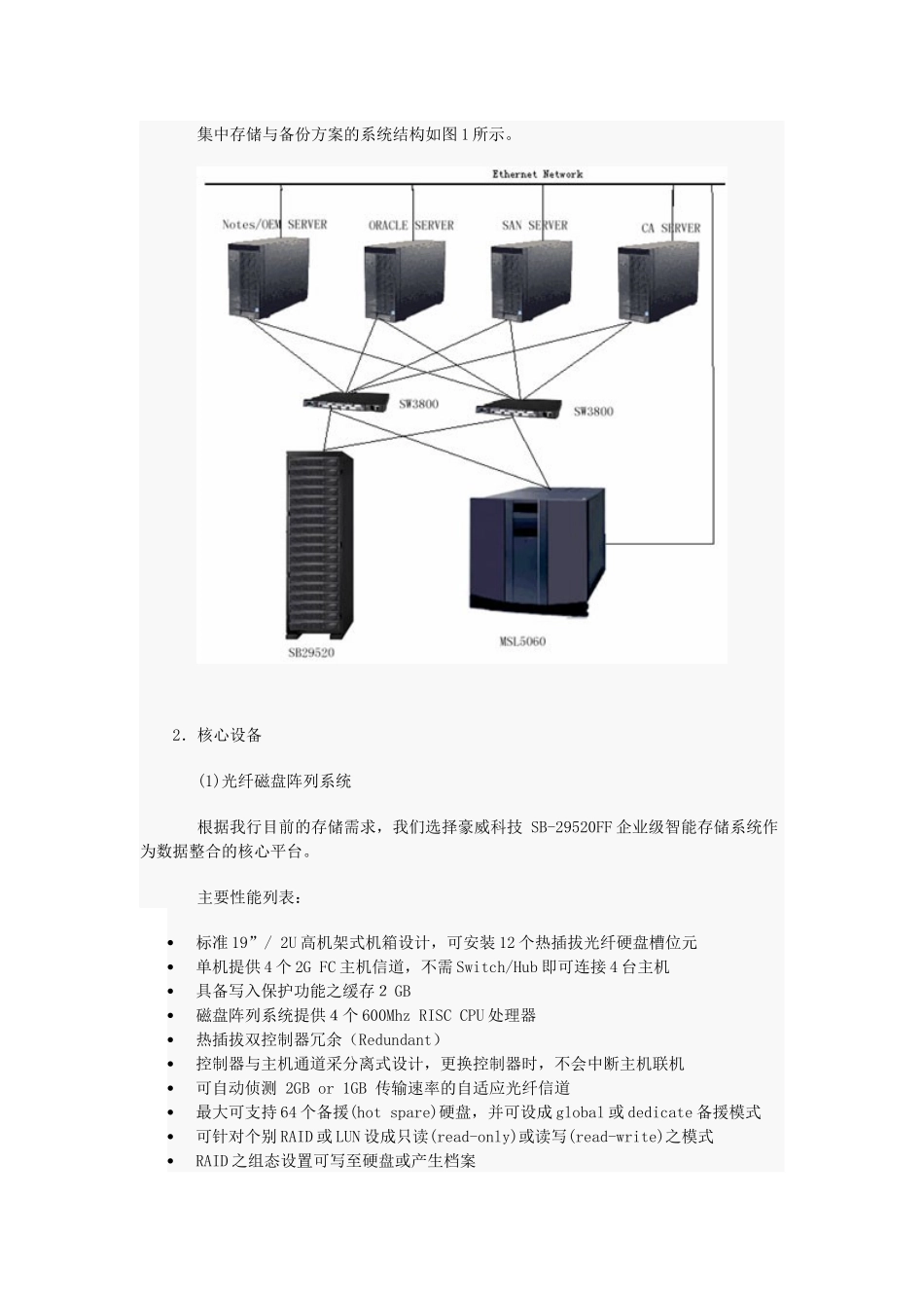 豪威科技(Proware)在金融行业的存储备份解决方案_第2页