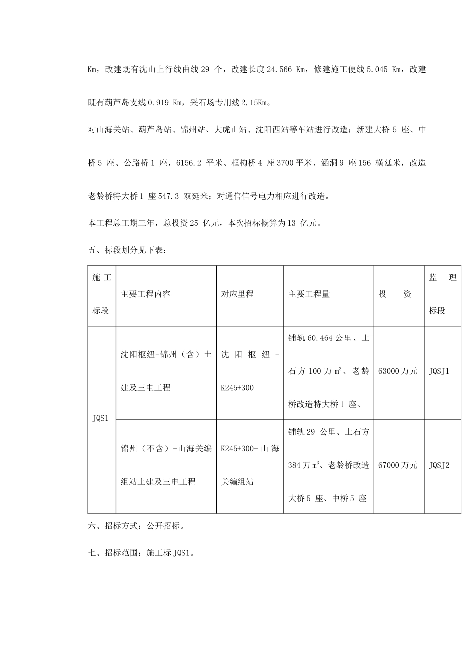 沈阳-山海关电气化铁路改造施工组织设计_第3页