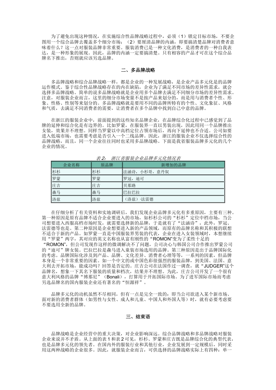 浙江服装企业的品牌战略_第2页