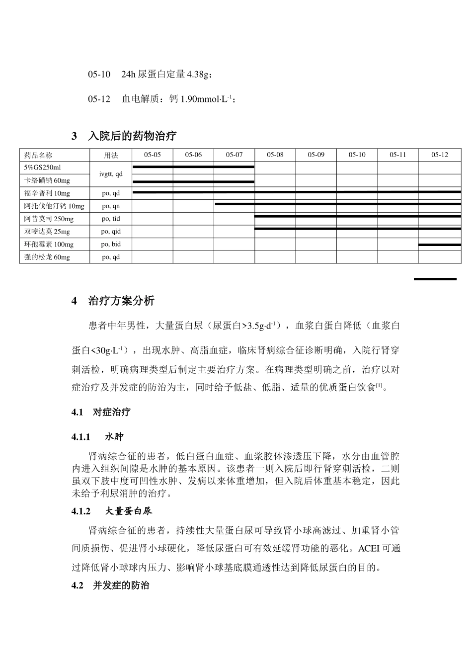 一例肾病综合征患者的用药分析_第2页