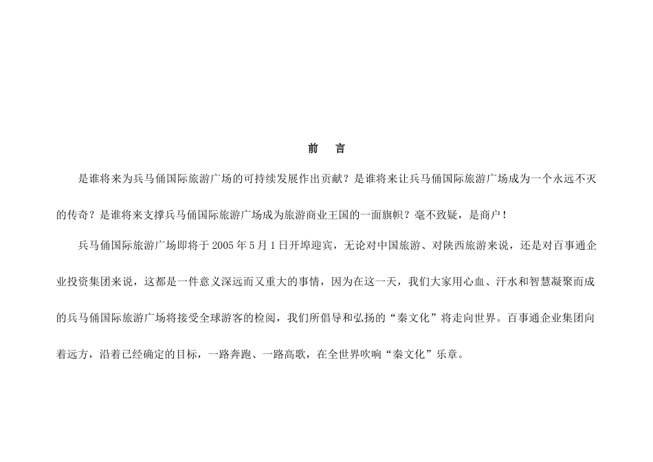 兵马俑国际旅游广场招商执行策略文本(1)_第2页