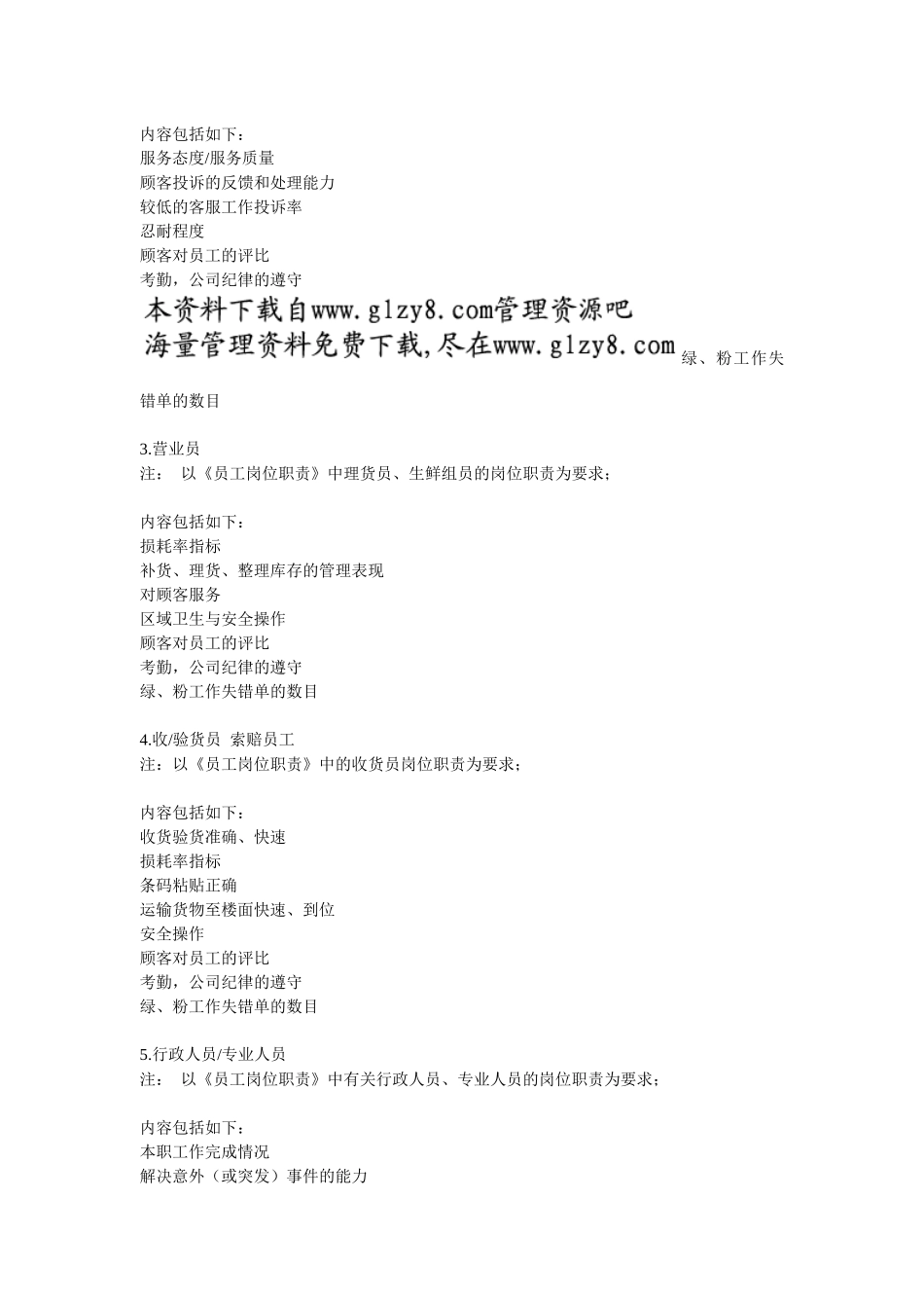 某零售巨头评估员工的标准和程序_第2页