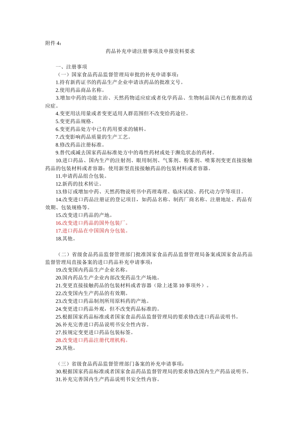 进口药品注册注意事项_第1页