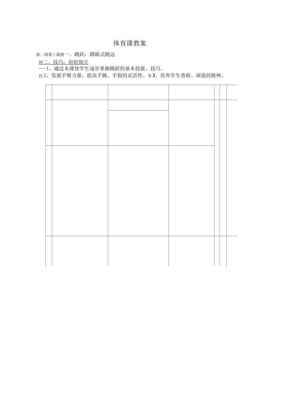 小学体育六年级-下学期体育教案_第3页