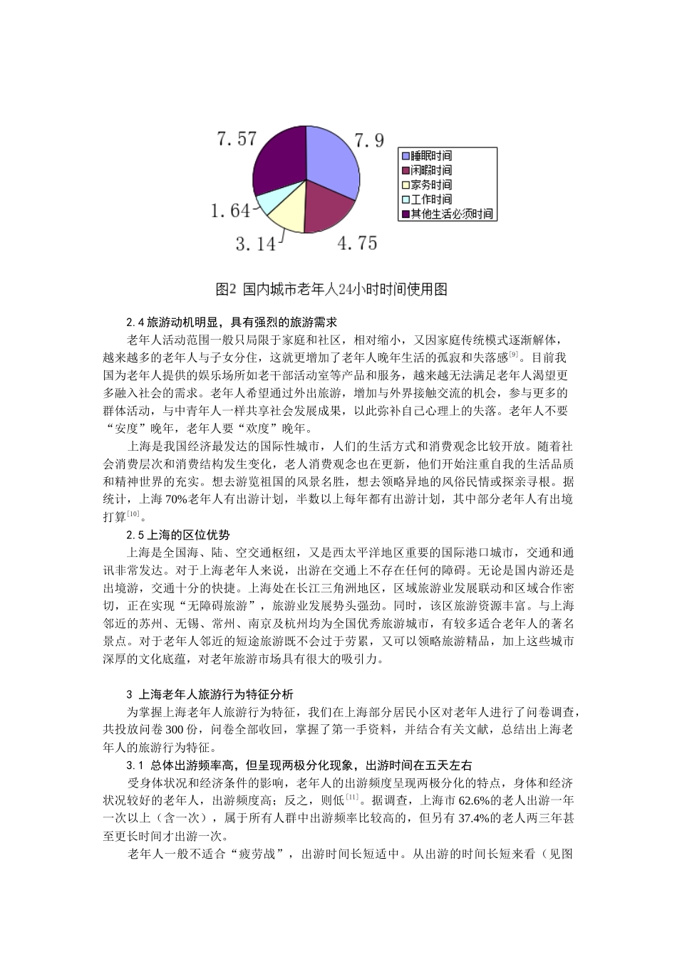 上海老年人旅游行为特征及市场开发策略探讨_第3页