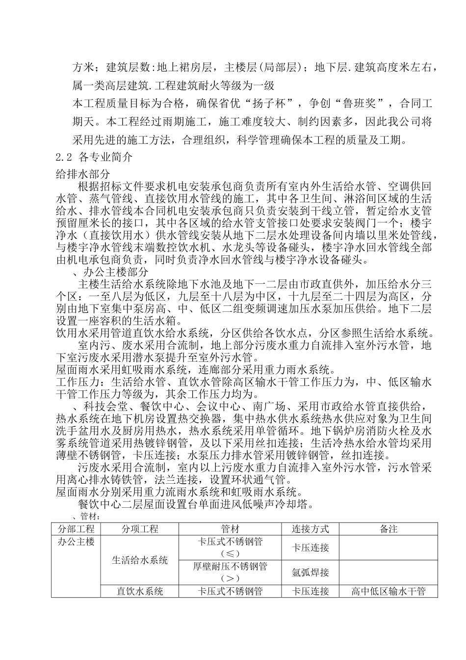 区科技大厦机电安装工程施工组织设计方案(DOC195页)_第3页