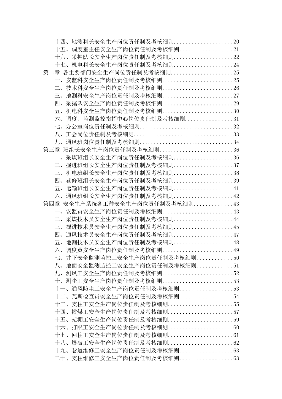 煤矿岗位职责考核培训资料_第2页