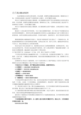 调酒师知识大全