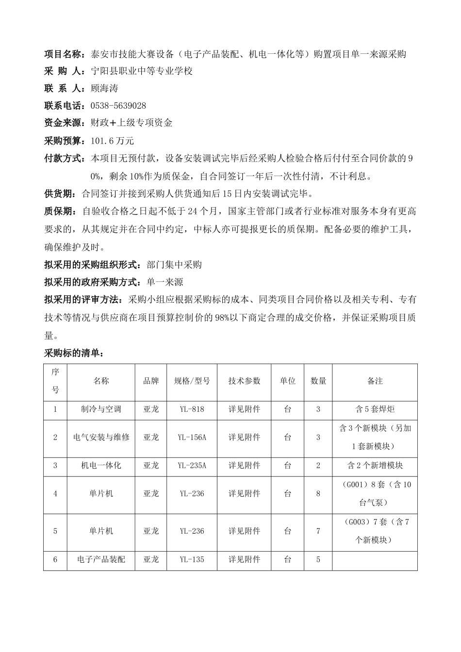 泰安市技能大赛设备(电子产品装配、机电一体化等)_第3页