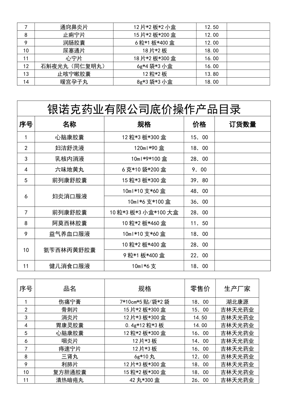 银诺克药业有限公司完美终端产品目录_第3页