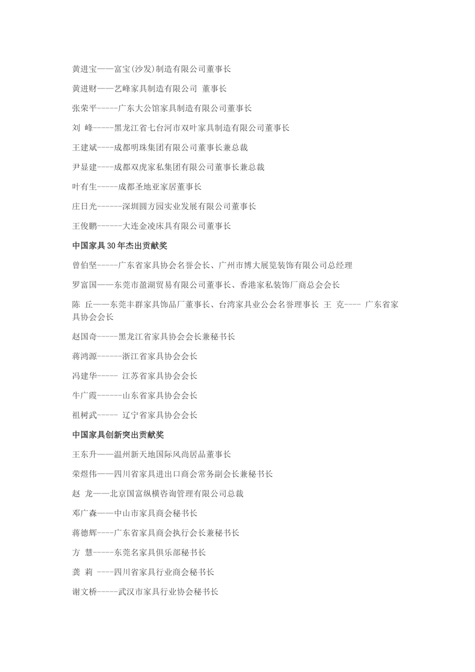 XXXX第二届中国家具行业创新金牌榜_第2页