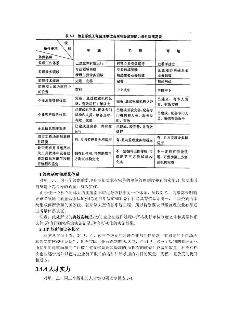 浅析信息系统工程监理资质管理_第3页