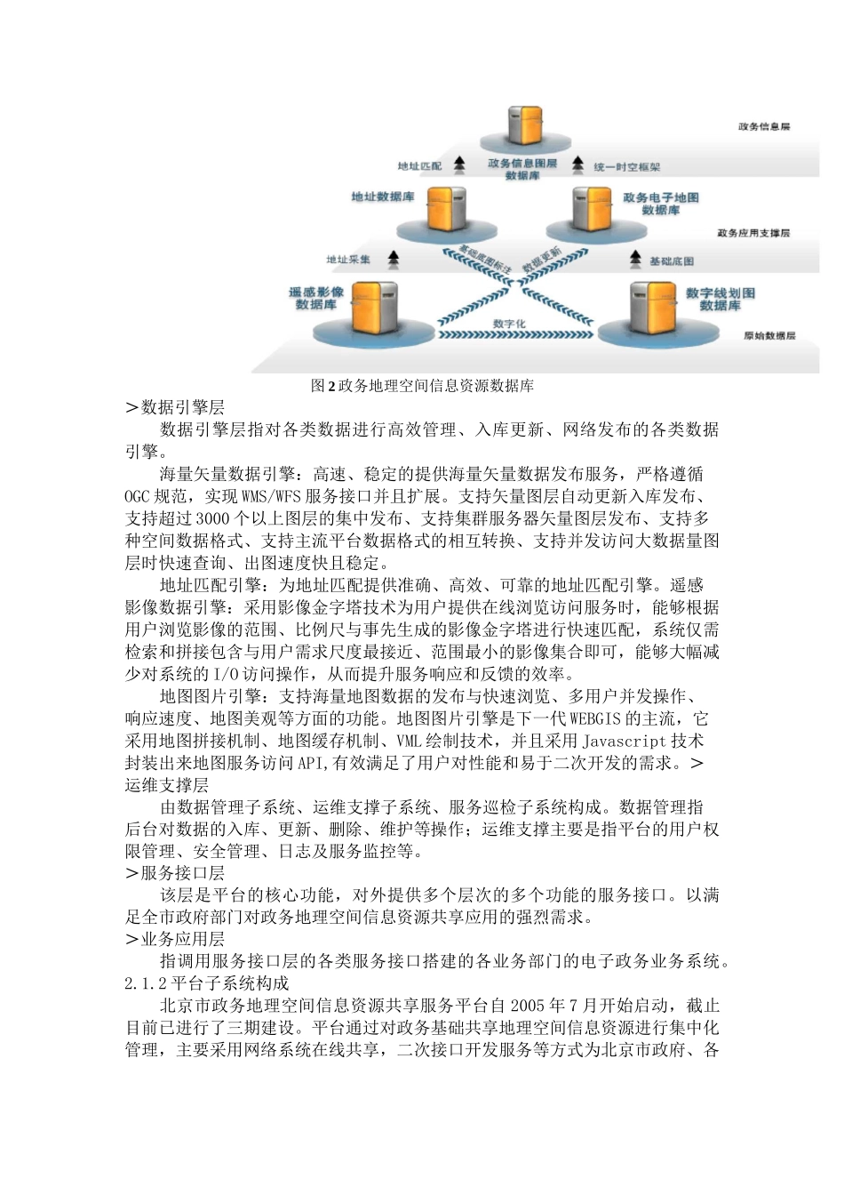 政务地理空间信息资源共享服务平台建设方案_第2页