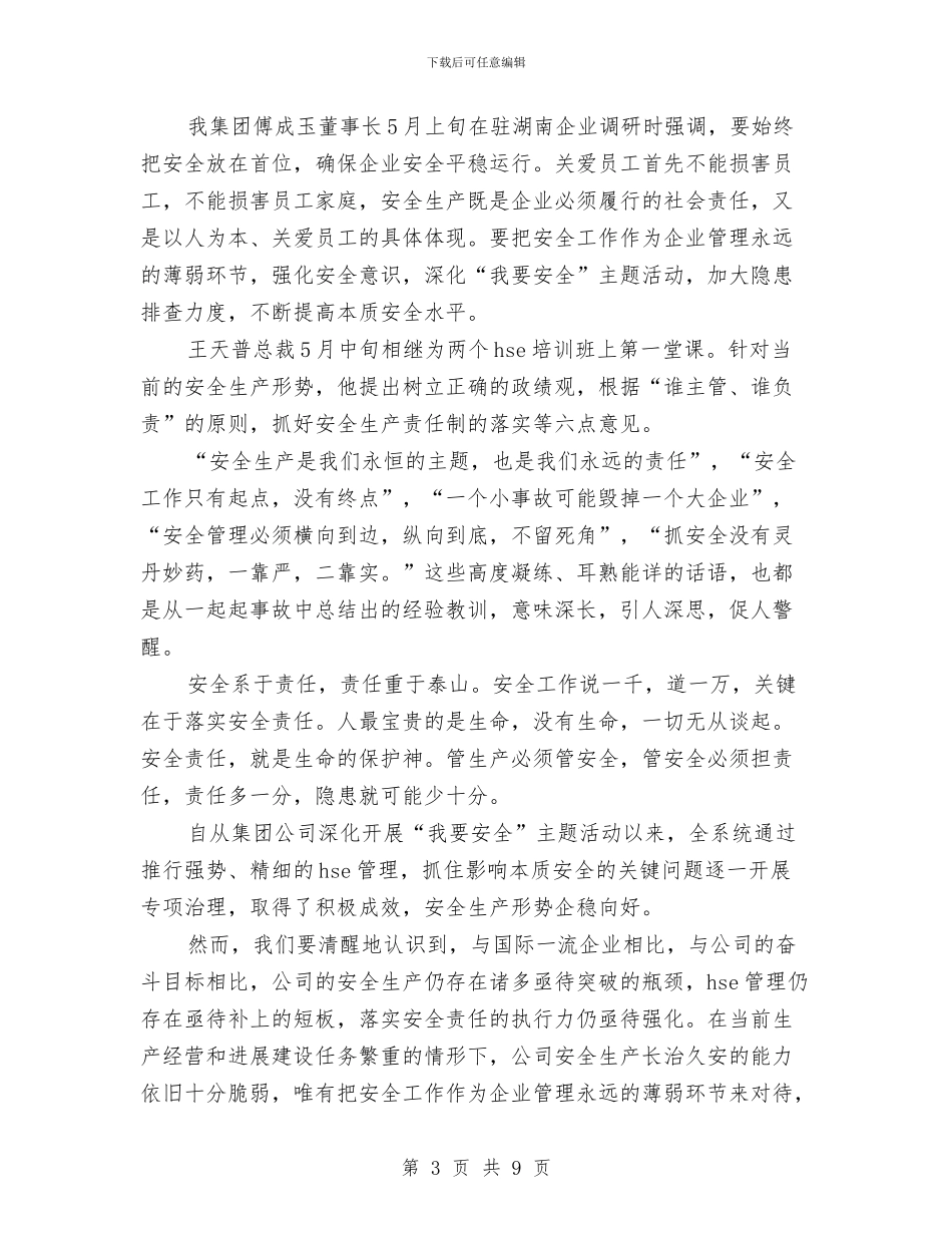 安全责任演讲稿3篇与安委会第三次全体会议讲话稿汇编_第3页