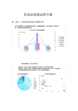 化妆品电商运营方案
