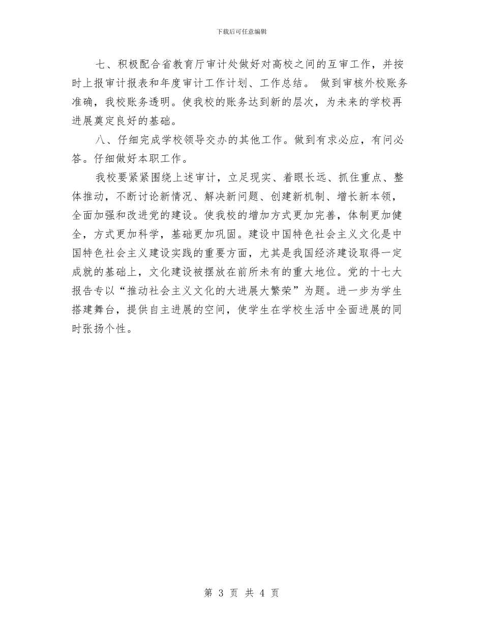 审计处审计工作计划与审计处审计工作计划书汇编_第3页