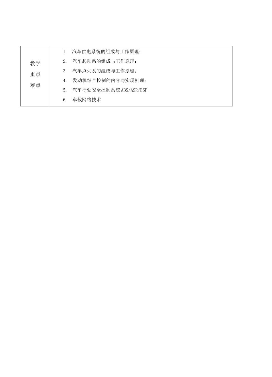 汽车电器与电子控制系统教案_第3页