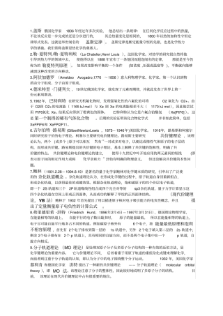 化学名词解释自己整理的