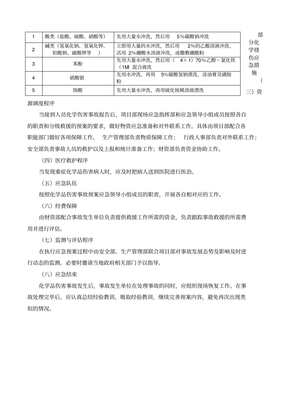 化学品伤害事故应急预案_第3页