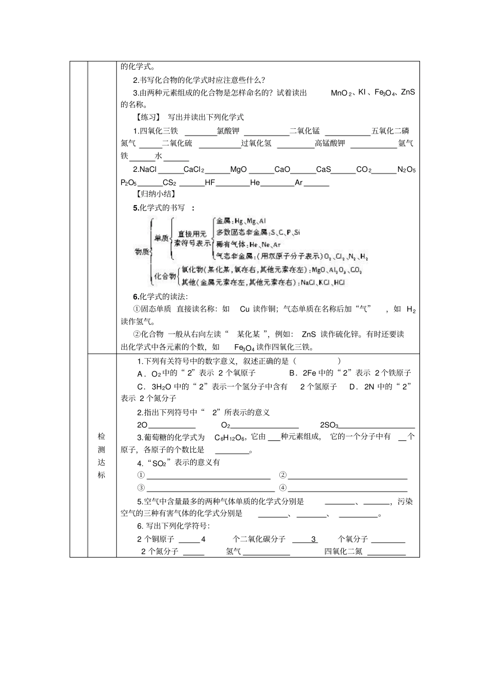 化学式与化合价导学案八_第2页
