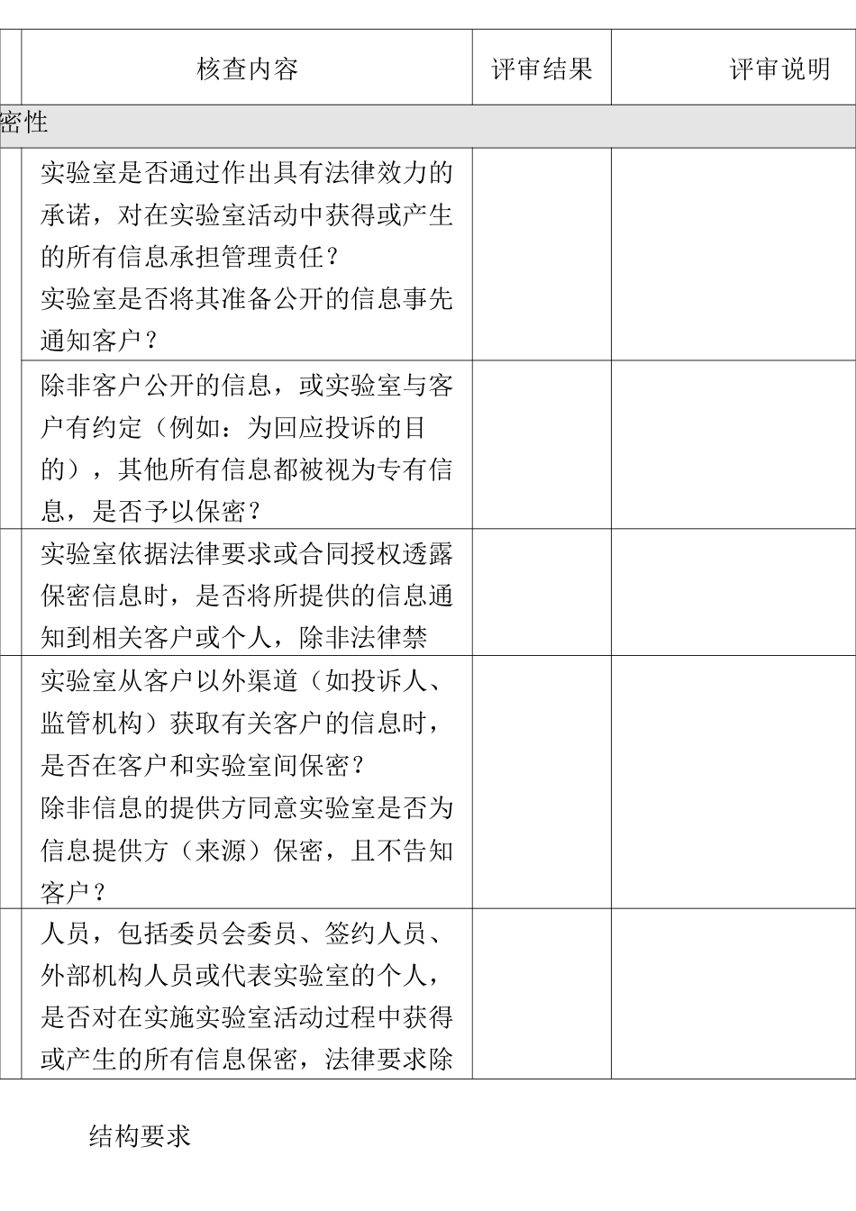 检测校准实验室核查表_第3页