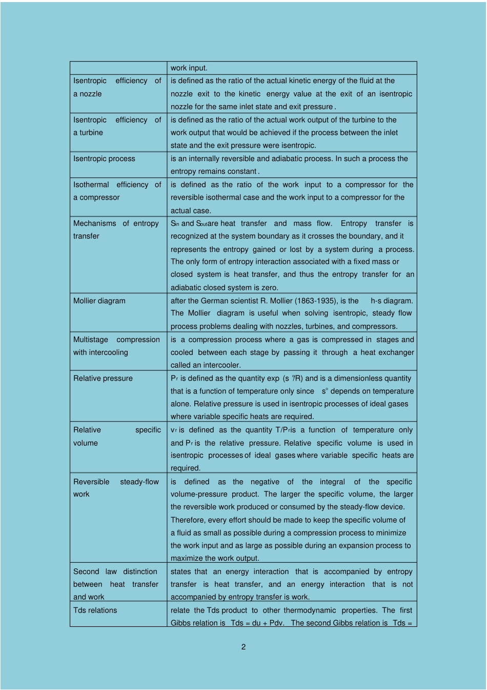 化学英语证书考试PEC-化工热力学常用术语_第2页