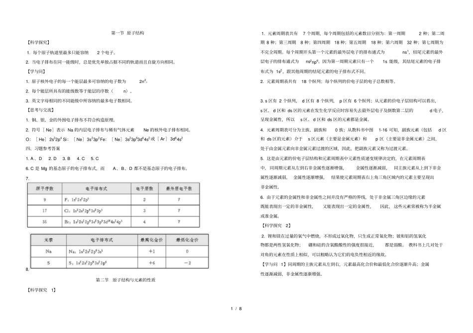 化学选修三教材完全解读_第1页