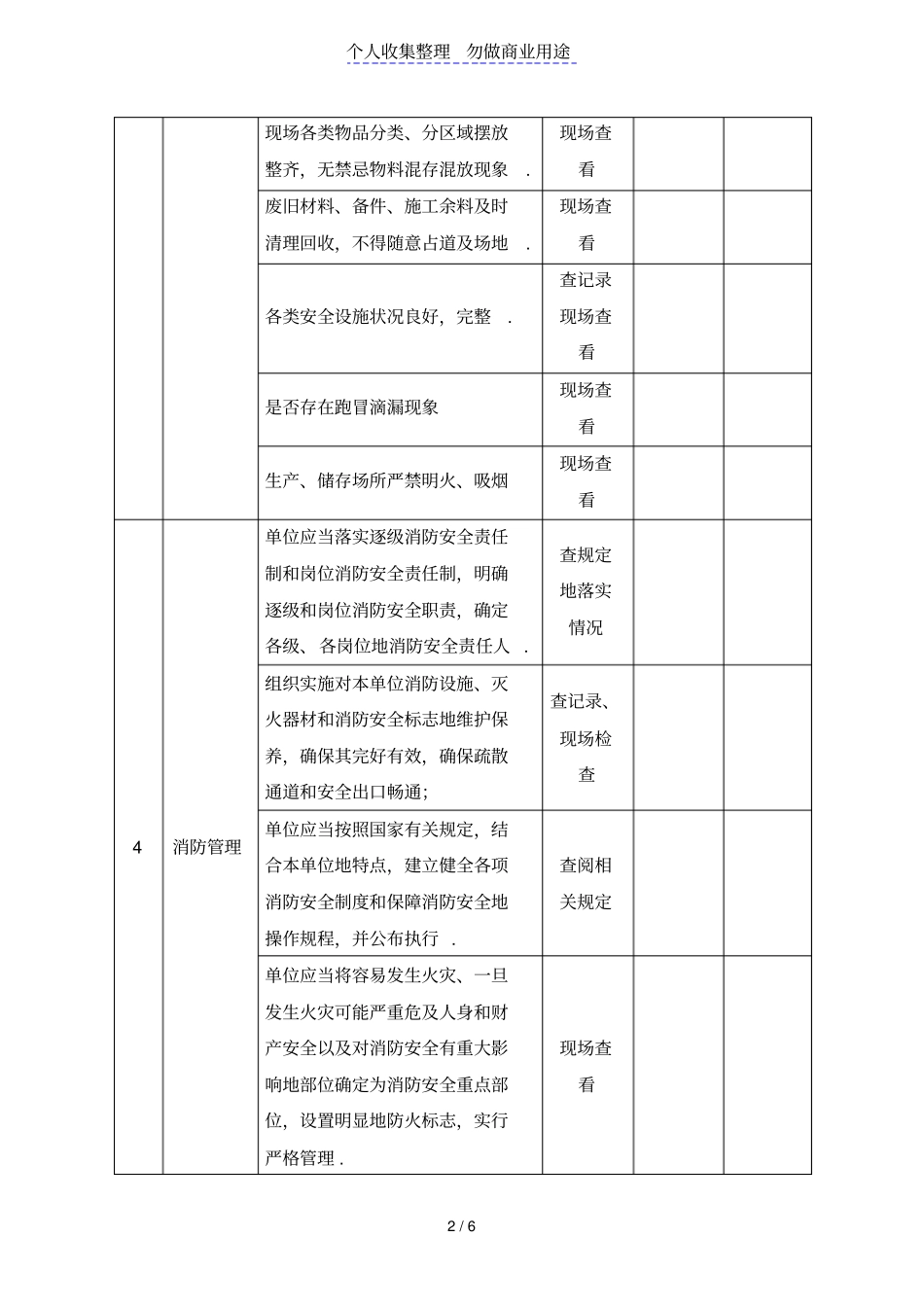 化工企业安全生产综合检查表_第2页