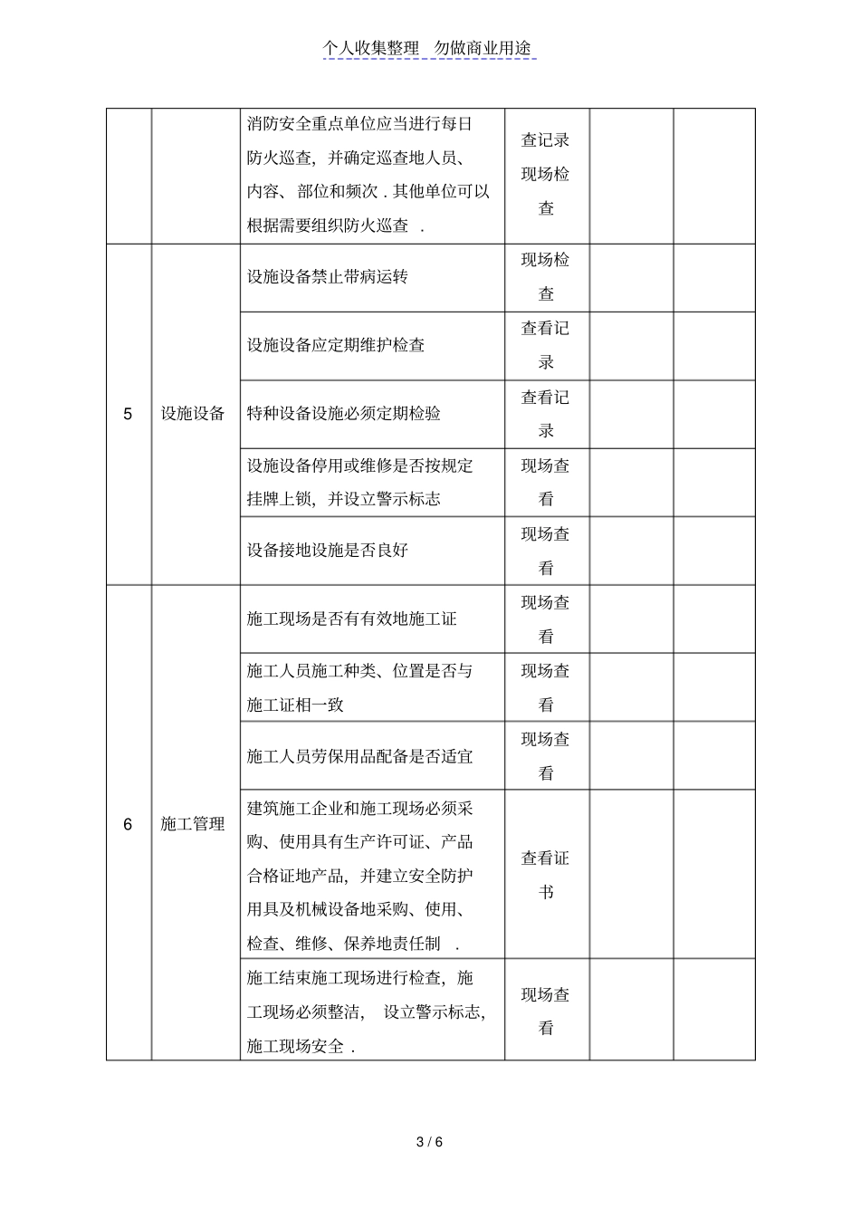 化工企业安全生产综合检查表_第3页