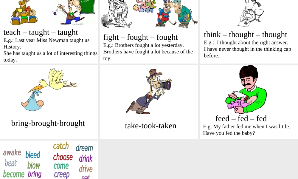 3.9irregularverbspics