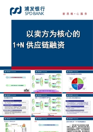 银行以卖方为核心的1-N供应链融资