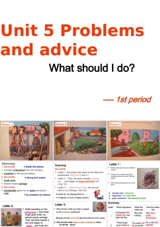 Unit5Problemsandadvice