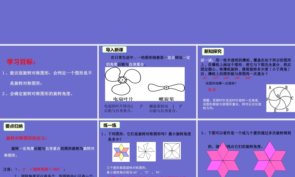 旋转对称图形