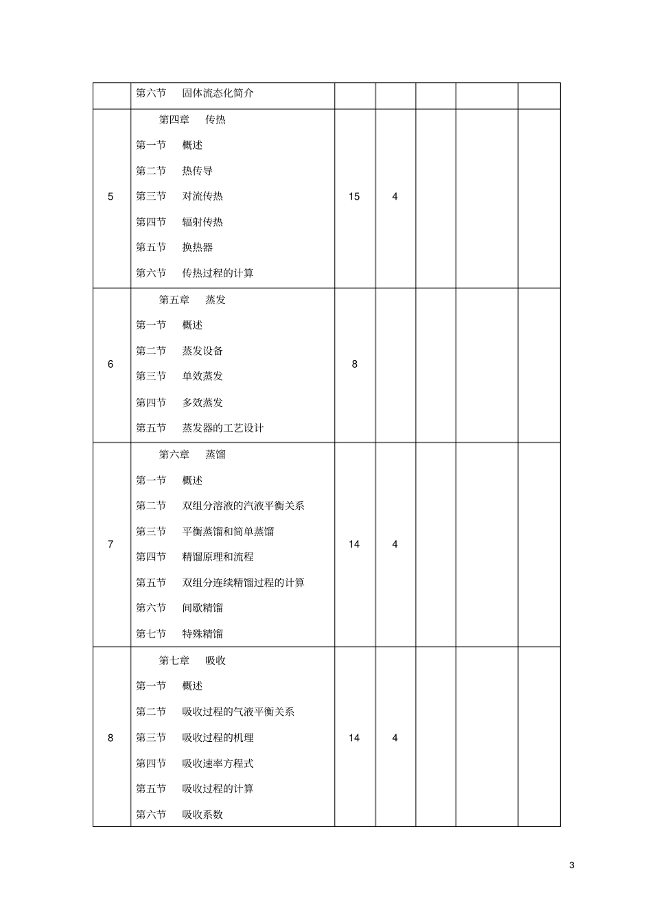 化工原理A教学大纲资料_第3页
