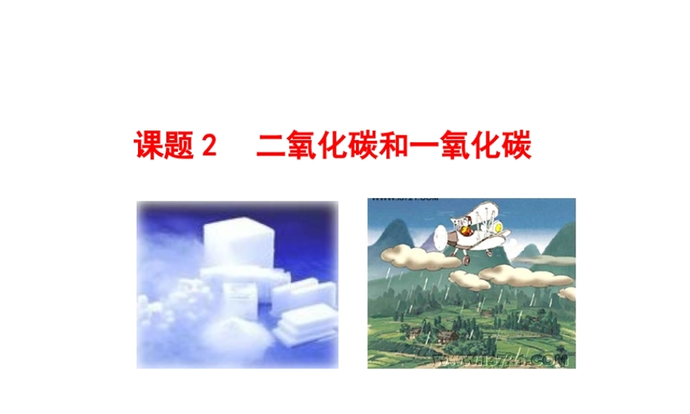 《二氧化碳和一氧化碳》(共26张PPT)
