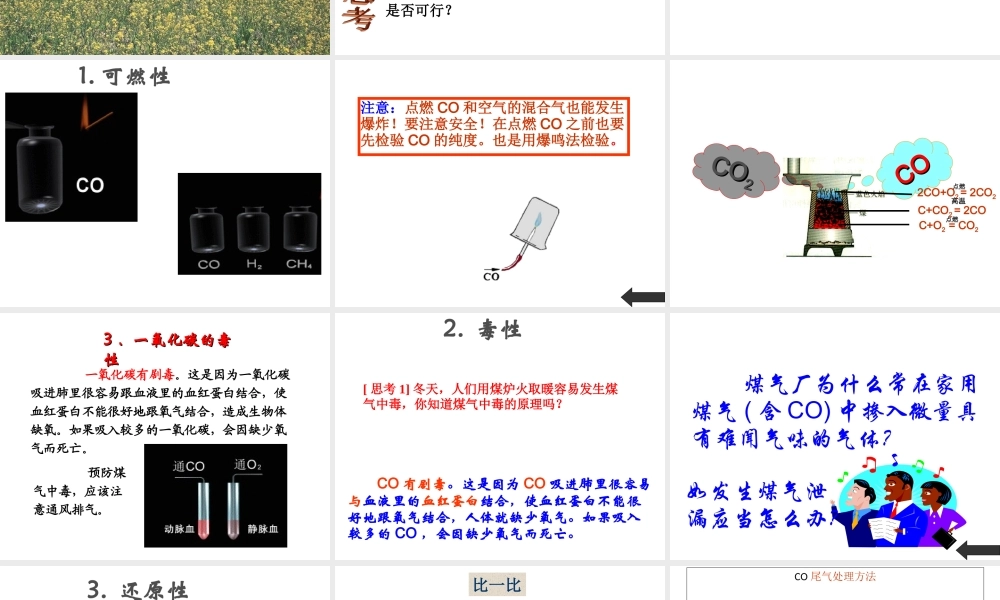 《二氧化碳和一氧化碳》(共26张PPT)