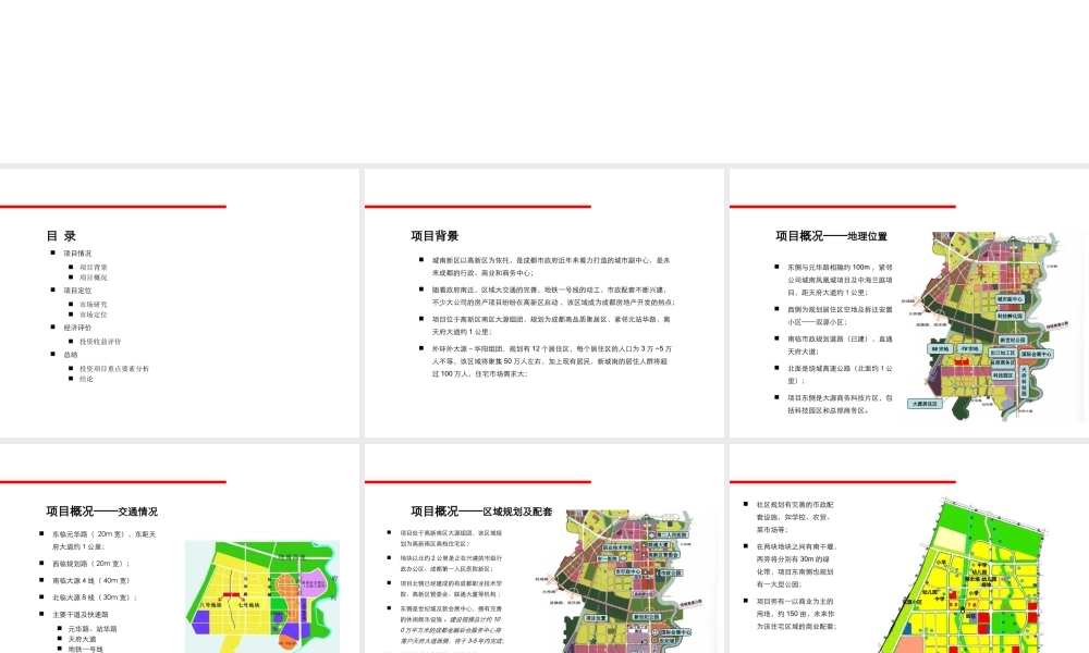 XX号地块项目投资建议书