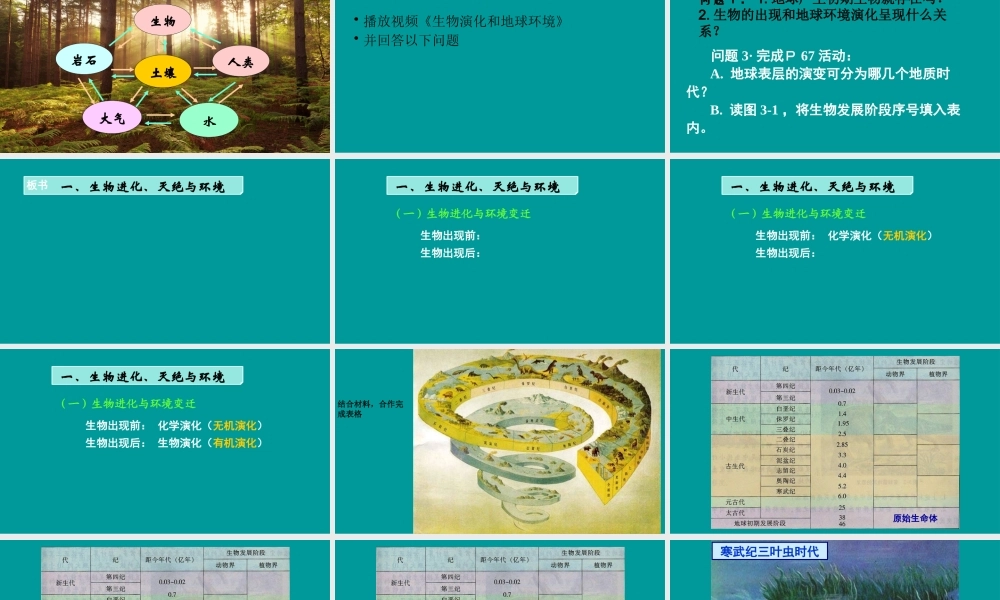 第一节自然地理要素变化与环境变迁-(3)
