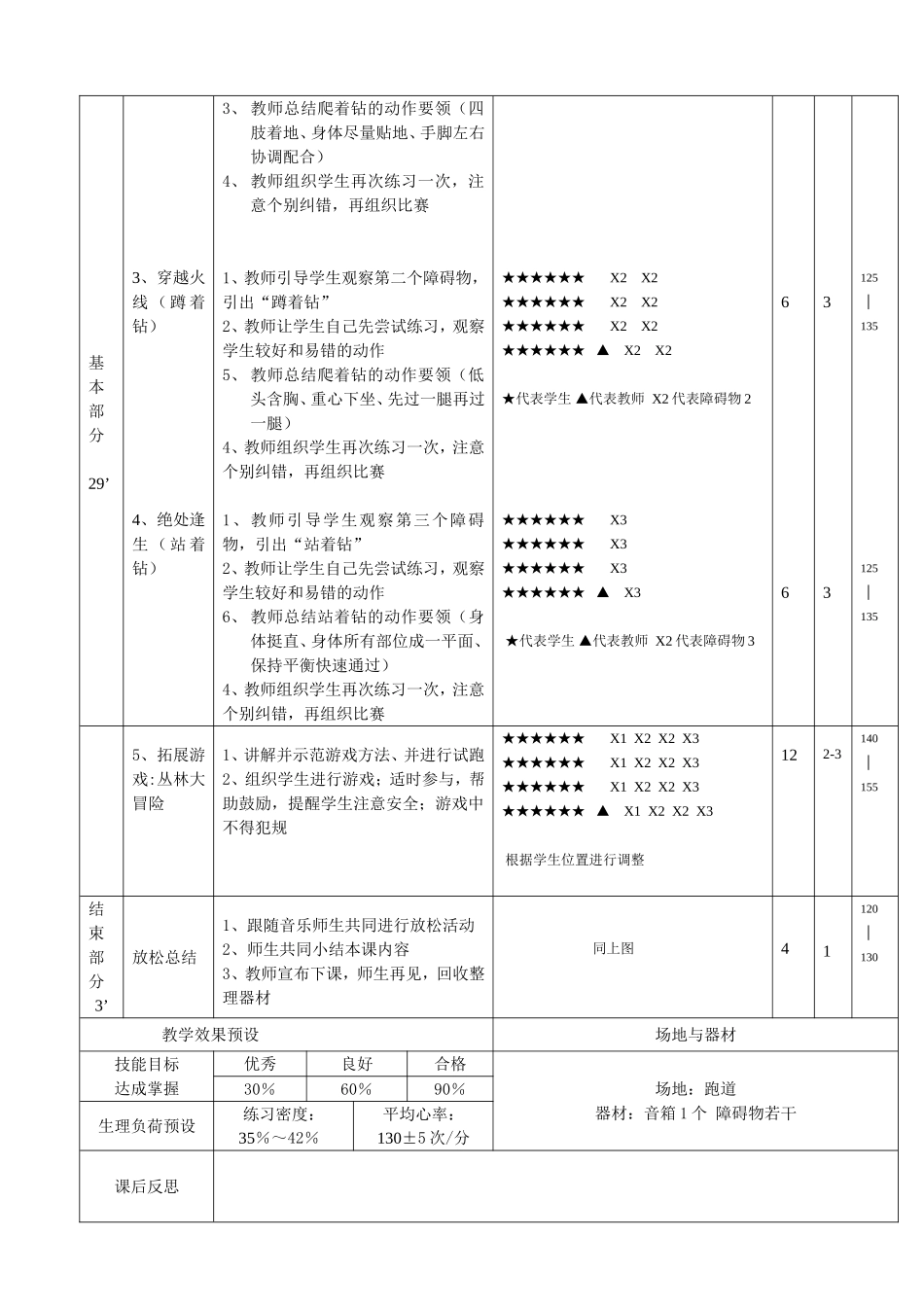 10.30-40米内通过3-4个障碍物的跑-(2)_第2页