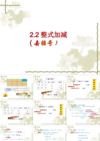 整式的加减3