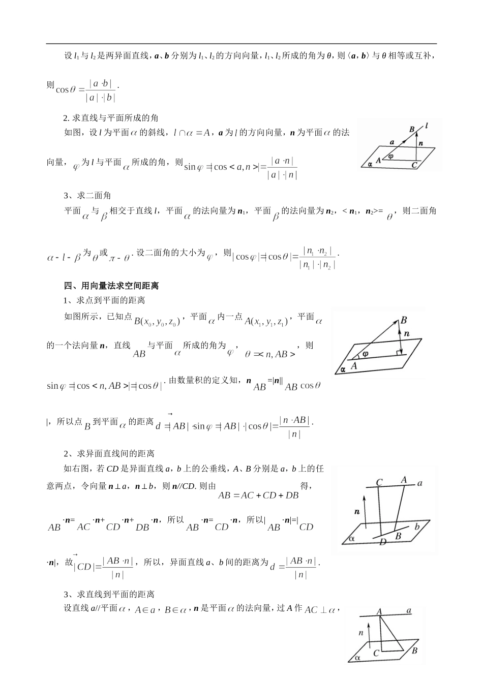 空间向量在立体几何中的应用_第3页