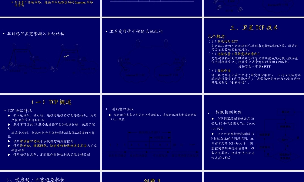 卫星宽带通信系统