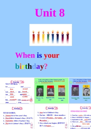 unit8Whenisyourbirthday