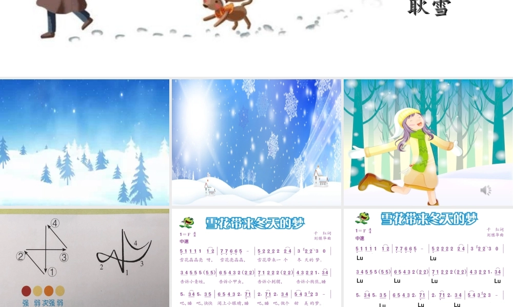 《雪花带来冬天的梦》