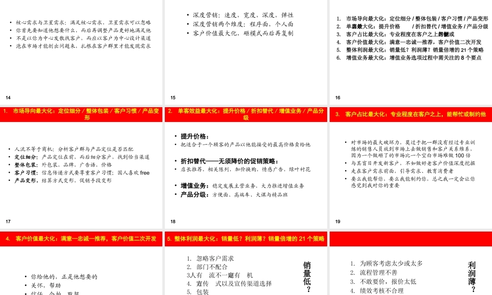 让客户来找你——深度营销与客户关系管理