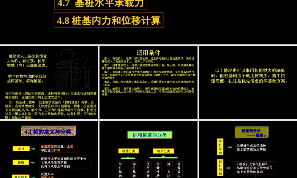 桩基础的基础知识