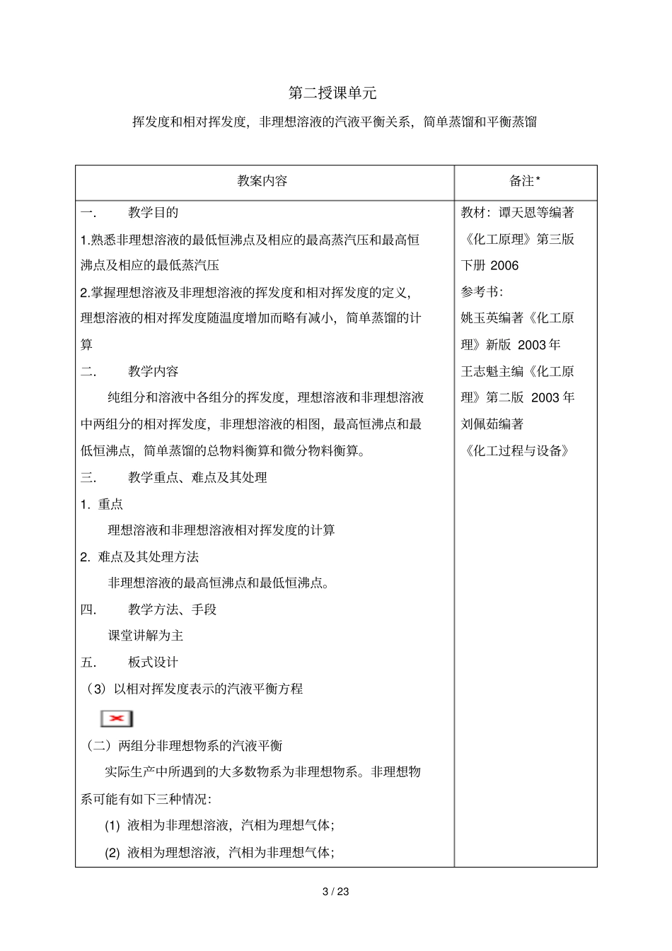 化工原理蒸馏教师教学案_第3页